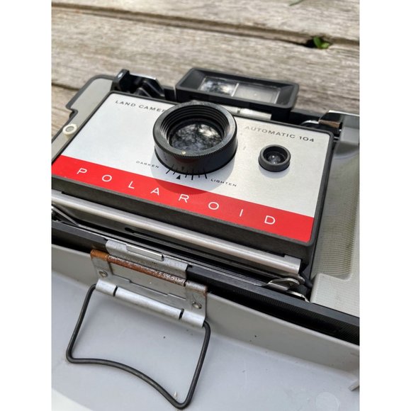 Vintage 1960s Polaroid 104 Land Camera Untested Collectible Decor - Picture 10 of 16